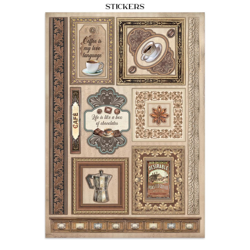 Stamperia - Coffee & Chocolate - Junk Journal - Craftywaftyshop