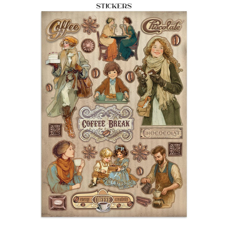 Stamperia - Coffee & Chocolate - Junk Journal - Craftywaftyshop