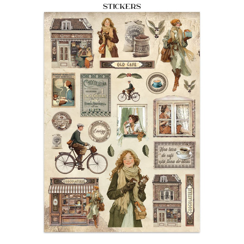 Stamperia - Coffee & Chocolate - Junk Journal - Craftywaftyshop