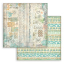 Stamperia Daisy Art 12" x 12" Backgrounds Paper Pad (10 Double - Sided Sheets, 170gsm) – SBBL183 - Craftywaftyshop