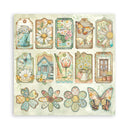 Stamperia Daisy Art 12" x 12" Double - Sided Scrapbooking Pad (10 Sheets, 190gsm) – SBBL182 - Craftywaftyshop