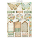 Stamperia Daisy Art A4 Junk Journal (16 Pages) Mixed Media Pad – SBJK14 - Craftywaftyshop