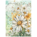 Stamperia Daisy Art A6 Mini Rice Paper Selection (8 Sheets, 8 Designs) – DFSA6X04 - Craftywaftyshop
