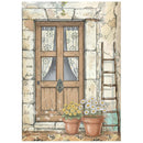 Stamperia Daisy Art A6 Mini Rice Paper Selection (8 Sheets, 8 Designs) – DFSA6X04 - Craftywaftyshop