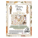 Stamperia Flowers and Poems Ephemera | Self-Adhesive | DFLCT92 - Craftywaftyshop