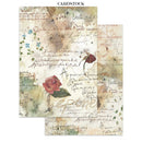 Stamperia Flowers and Poems Junk Journal Focus Points | A5 | SBJKS10 - Craftywaftyshop