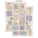 Stamperia Flowers and Poems Junk Journal Focus Points | A5 | SBJKS10 - Craftywaftyshop