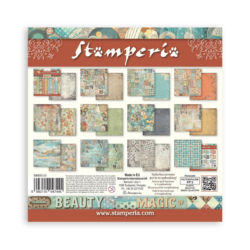 Stamperia - Furry Friends - 8"x8" Backgrounds Pad - Craftywaftyshop