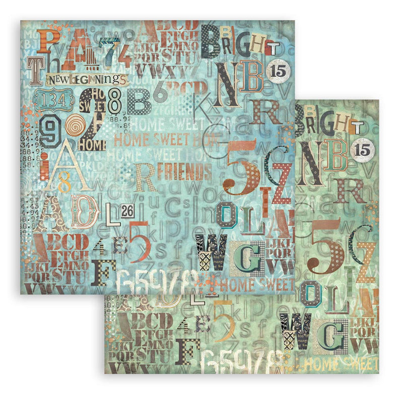 Stamperia - Furry Friends - 8"x8" Backgrounds Pad - Craftywaftyshop