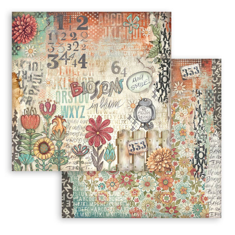 Stamperia - Furry Friends - 8"x8" Double Sided Pad - Craftywaftyshop
