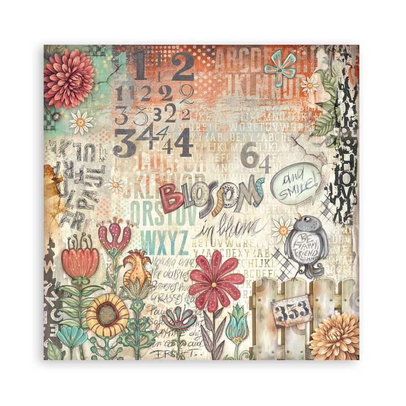Stamperia - Furry Friends - 8"x8" Single Sided Pad - Craftywaftyshop