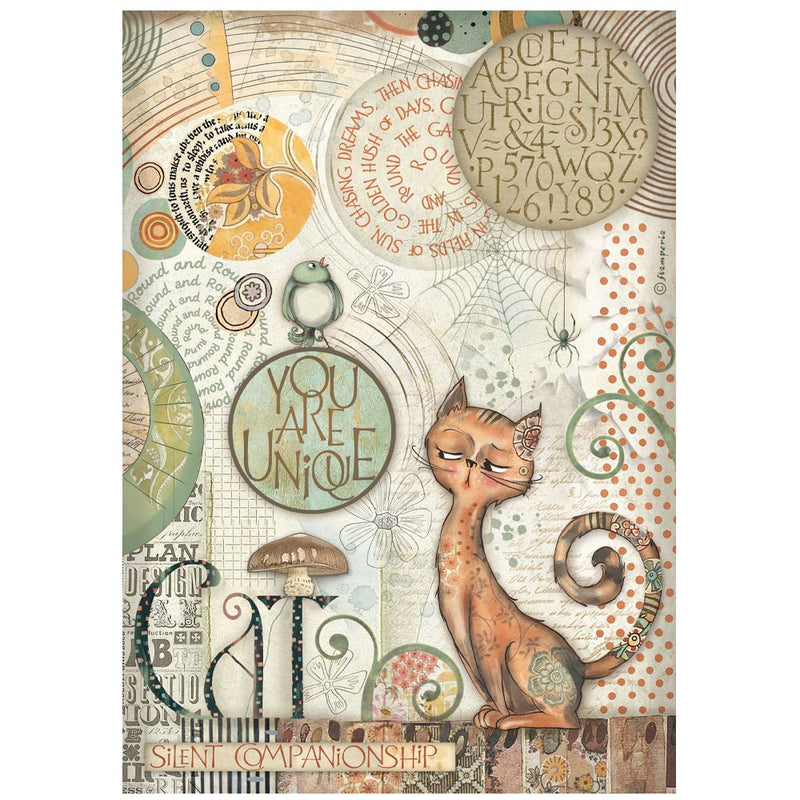 Stamperia - Furry Friends - A4 Rice Paper Selection - Craftywaftyshop