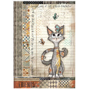 Stamperia - Furry Friends - A4 Rice Paper Selection - Craftywaftyshop