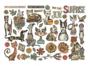 Stamperia - Furry Friends - Ephemera - Craftywaftyshop