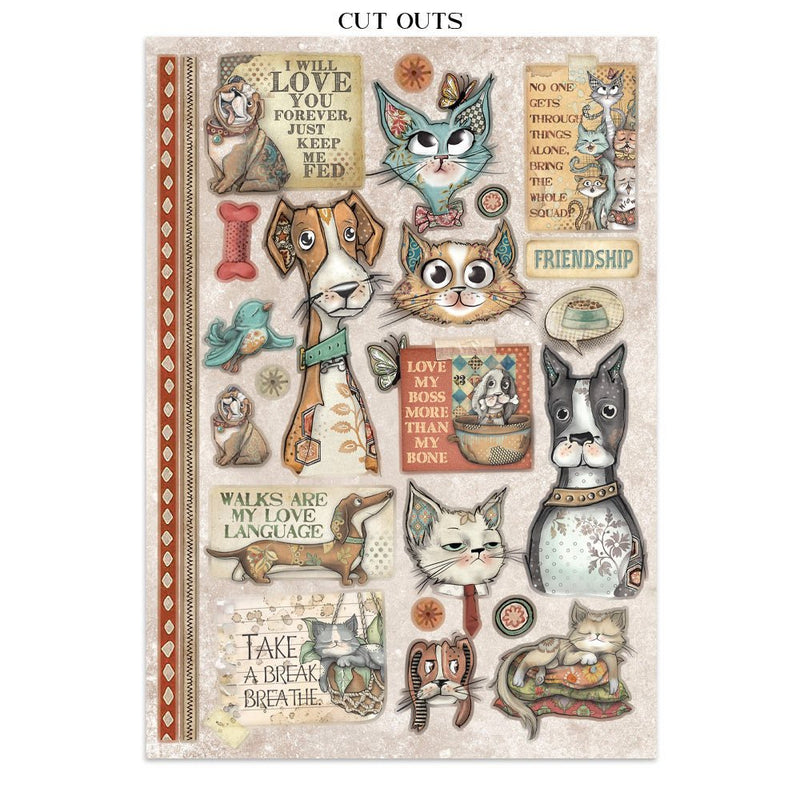 Stamperia - Furry Friends - Junk Journal - Craftywaftyshop
