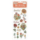 Stamperia - Furry Friends - Rub On - Flowers - Craftywaftyshop