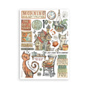 Stamperia - Furry Friends - Washi Pad - Craftywaftyshop