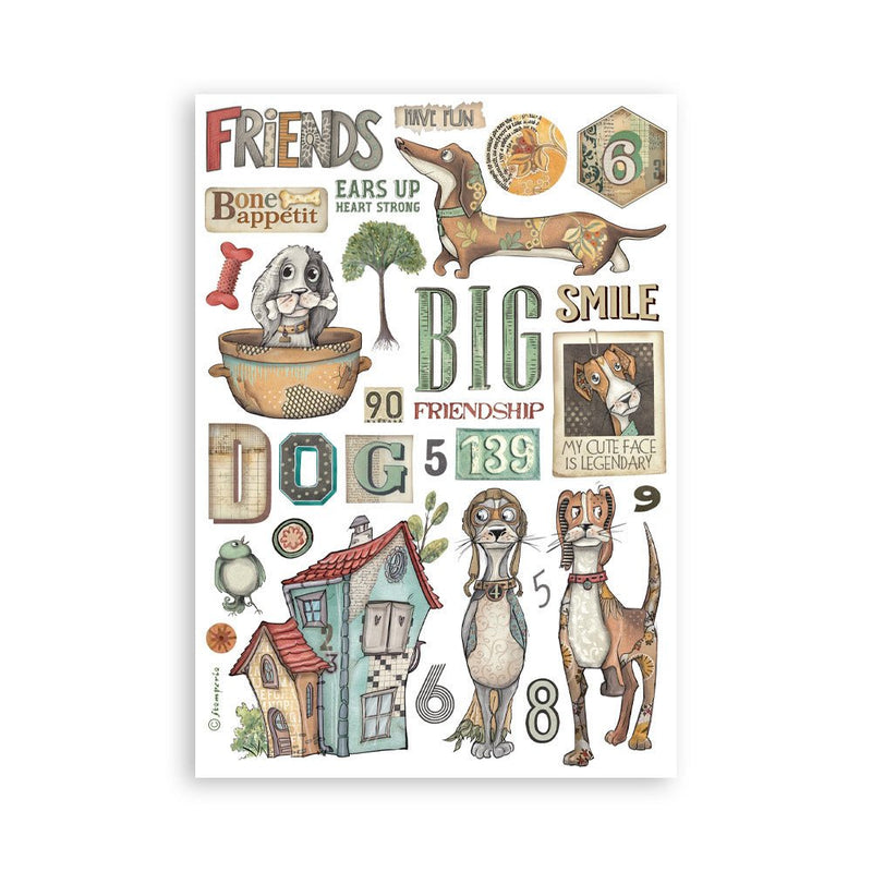 Stamperia - Furry Friends - Washi Pad - Craftywaftyshop