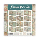 Stamperia Gardens of Time 12x12 Double - Sided Paper Pad 10 Sheets - SBBL185 - Craftywaftyshop