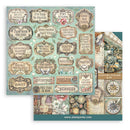 Stamperia Gardens of Time 12x12 Double - Sided Paper Pad 10 Sheets - SBBL185 - Craftywaftyshop