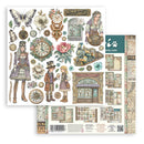 Stamperia Gardens of Time 12x12 Double - Sided Paper Pad 10 Sheets - SBBL185 - Craftywaftyshop