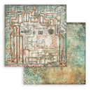 Stamperia Gardens of Time 8x8 Backgrounds Paper Pad 10 Sheets | SBBS142 - Craftywaftyshop