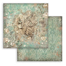 Stamperia Gardens of Time 8x8 Backgrounds Paper Pad 10 Sheets | SBBS142 - Craftywaftyshop