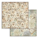 Stamperia Gardens of Time 8x8 Backgrounds Paper Pad 10 Sheets | SBBS142 - Craftywaftyshop