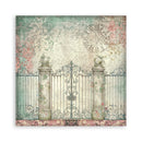 Stamperia Gardens of Time 8x8 Backgrounds Paper Pad 10 Sheets | SBBS142 - Craftywaftyshop