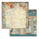 Stamperia Gardens of Time 8x8 Backgrounds Paper Pad 10 Sheets | SBBS142 - Craftywaftyshop