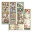 Stamperia Gardens of Time 8x8 Double - Sided Paper Pad 10 Sheets | SBBS141 - Craftywaftyshop