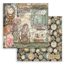 Stamperia Gardens of Time 8x8 Double - Sided Paper Pad 10 Sheets | SBBS141 - Craftywaftyshop
