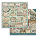 Stamperia Gardens of Time 8x8 Double - Sided Paper Pad 10 Sheets | SBBS141 - Craftywaftyshop