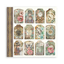 Stamperia Gardens of Time 8x8 Single - Sided Paper Pad 22 Sheets | SBBSXB24 - Craftywaftyshop