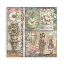 Stamperia Gardens of Time 8x8 Single - Sided Paper Pad 22 Sheets | SBBSXB24 - Craftywaftyshop