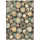 Stamperia Gardens of Time A4 Rice Paper Selection 6 Sheets | DFSA4XTM - Craftywaftyshop