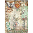 Stamperia Gardens of Time A4 Rice Paper Selection 6 Sheets | DFSA4XTM - Craftywaftyshop
