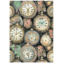Stamperia Gardens of Time A6 Rice Paper Backgrounds 8 Sheets | DFSAK6053 - Craftywaftyshop