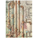 Stamperia Gardens of Time A6 Rice Paper Backgrounds 8 Sheets | DFSAK6053 - Craftywaftyshop