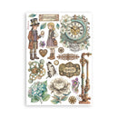 Stamperia Gardens of Time Washi Pad 8 Sheets Translucent Washi | SBW32 - Craftywaftyshop