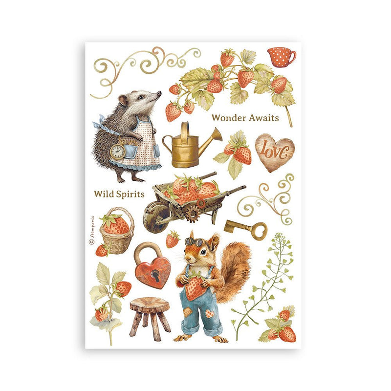 Stamperia Hidden Grove Washi Pad A5 - Craftywaftyshop