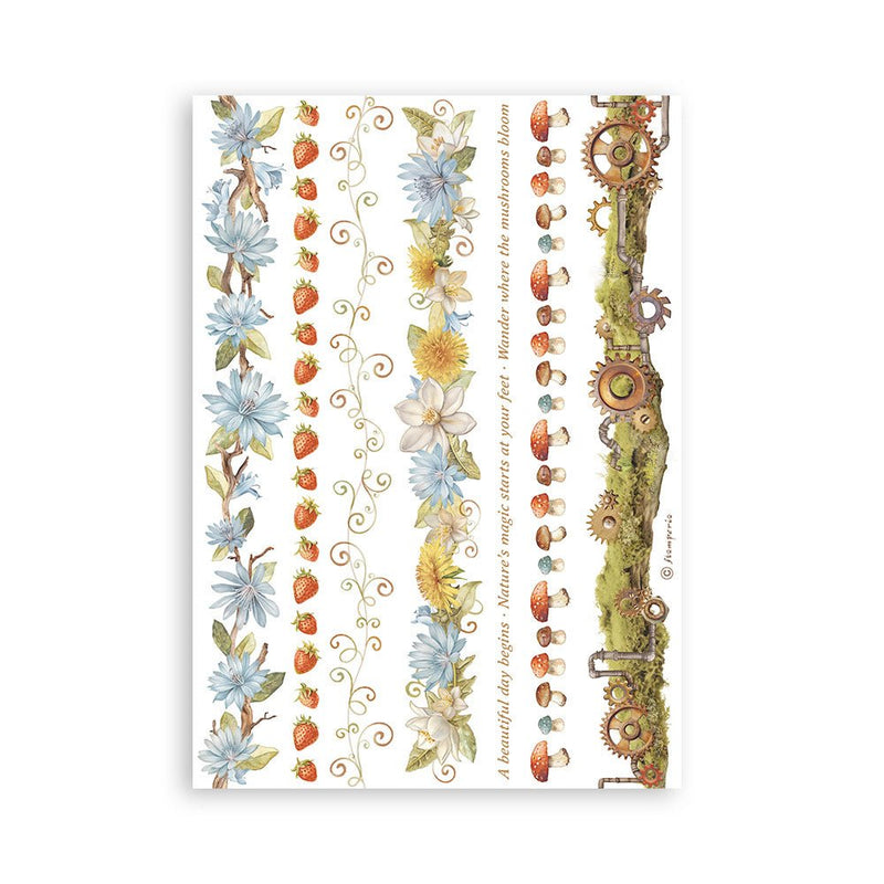 Stamperia Hidden Grove Washi Pad A5 - Craftywaftyshop