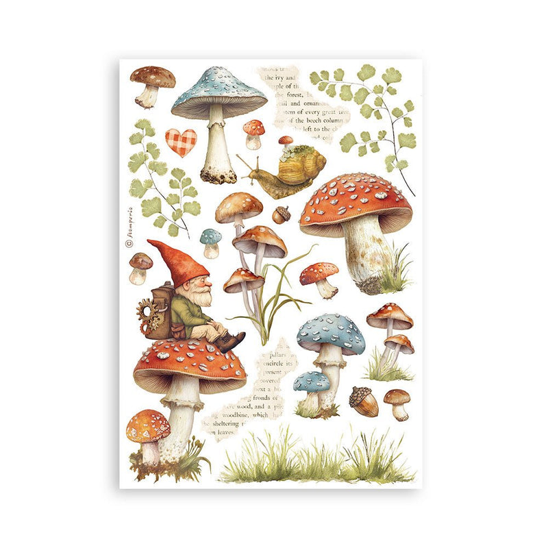 Stamperia Hidden Grove Washi Pad A5 - Craftywaftyshop