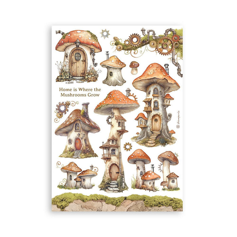 Stamperia Hidden Grove Washi Pad A5 - Craftywaftyshop