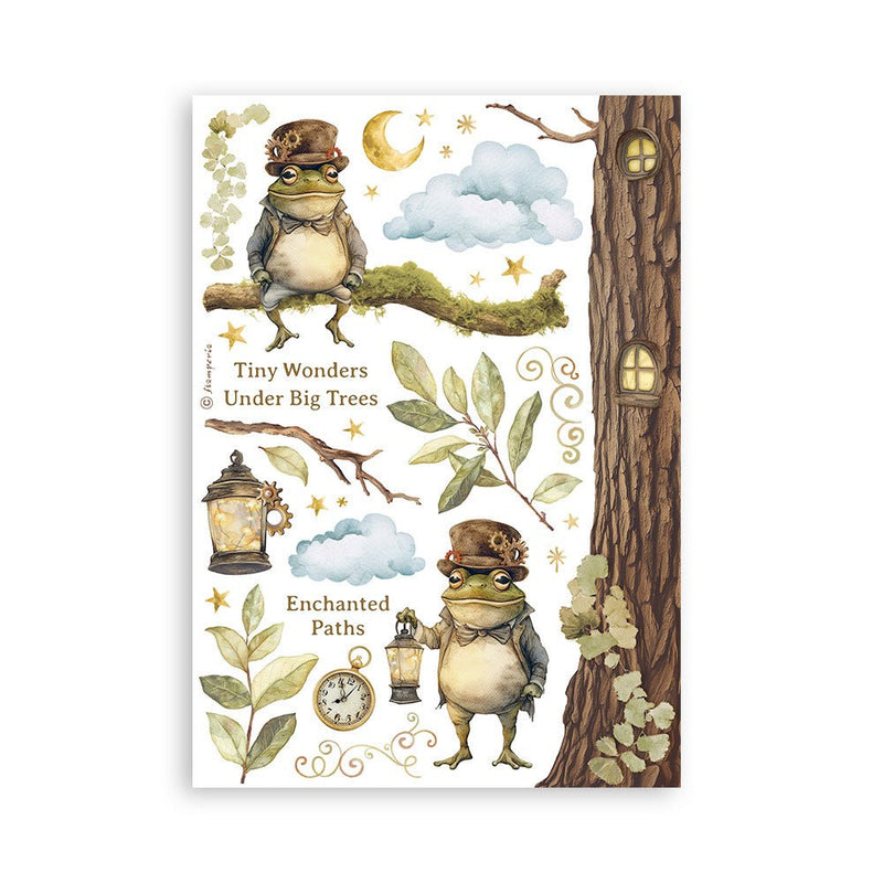 Stamperia Hidden Grove Washi Pad A5 - Craftywaftyshop
