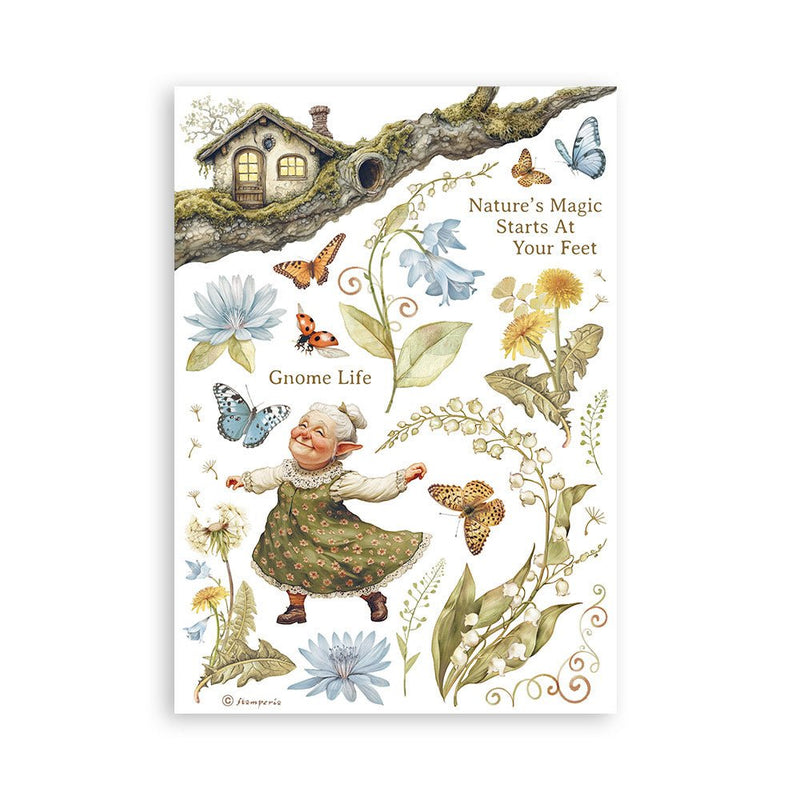 Stamperia Hidden Grove Washi Pad A5 - Craftywaftyshop
