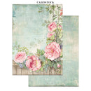 Stamperia House of Roses A4 Junk Journal Pad 16 Pages Mixed Media | SBJK19 - Craftywaftyshop