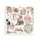 Stamperia House of Roses Rub - On Kit 6 Sheets 6.1x6.1 | DFLRBX13 - Craftywaftyshop