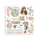 Stamperia House of Roses Rub - On Kit 6 Sheets 6.1x6.1 | DFLRBX13 - Craftywaftyshop