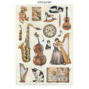Stamperia Junk Journal A4 – Symphony | SPSBJK24 - Craftywaftyshop